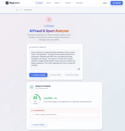 AI Fraud Risk Analysis & Escrow Verification