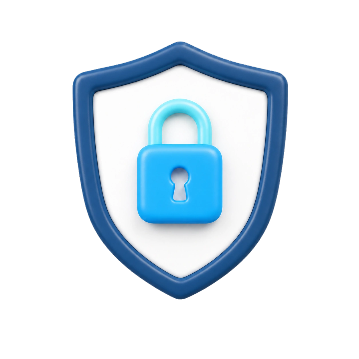 Cyber Security 3D Illustration